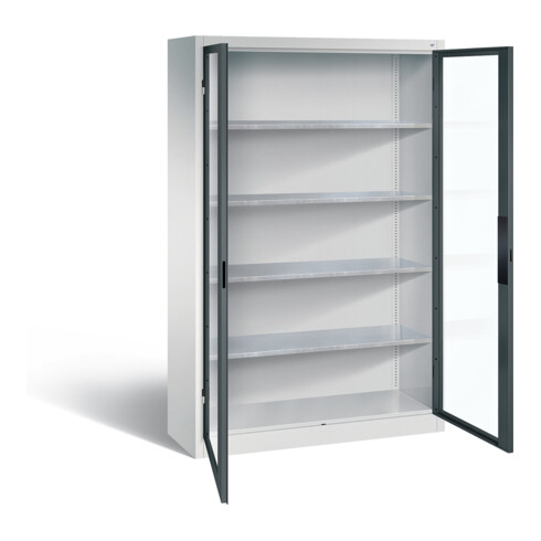 C+P Werkzeugschrank Acurado, H1950xB1200xT400mm, Front Anthrazitgrau, Korpus Lichtgrau (8930-055)