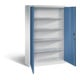 C+P Werkzeugschrank Acurado, H1950xB1200xT400mm, Front Fernblau, Korpus Lichtgrau (8930-00)-1