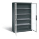 C+P Werkzeugschrank Acurado, H1950xB1200xT400mm, Front Lichtgrau, Korpus Anthrazitgrau (8930-055)-1