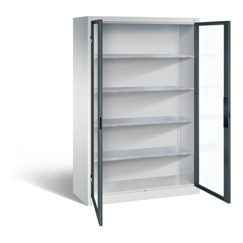 C+P Werkzeugschrank Acurado, H1950xB1200xT500mm, Front Anthrazitgrau, Korpus Lichtgrau (8931-055)