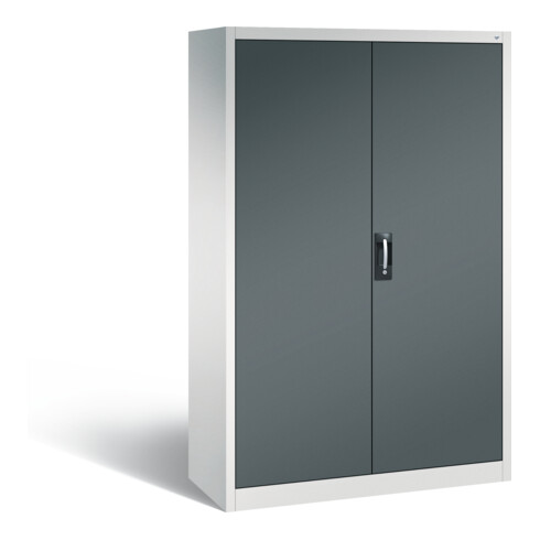 C+P Werkzeugschrank Acurado, H1950xB1200xT500mm, Front Anthrazitgrau, Korpus Lichtgrau (8931-302)
