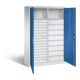 C+P Werkzeugschrank Acurado, H1950xB1200xT500mm, Front Enzianblau, Korpus Lichtgrau (8931-303)-1