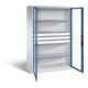 C+P Werkzeugschrank Acurado, H1950xB1200xT500mm, Front Fernblau, Korpus Lichtgrau (8931-5530)-1