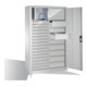 C+P Werkzeugschrank Acurado, H1950xB1200xT500mm, Front Lichtgrau, Korpus Lichtgrau (8931-302)-2