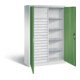 C+P Werkzeugschrank Acurado, H1950xB1200xT500mm, Front Resedagrün, Korpus Lichtgrau (8931-301)-1