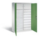 C+P Werkzeugschrank Acurado, H1950xB1200xT500mm, Front Resedagrün, Korpus Lichtgrau (8931-302)-1