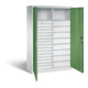 C+P Werkzeugschrank Acurado, H1950xB1200xT500mm, Front Resedagrün, Korpus Lichtgrau (8931-303)-1