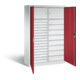 C+P Werkzeugschrank Acurado, H1950xB1200xT500mm, Front Rubinrot, Korpus Lichtgrau (8931-302)-1