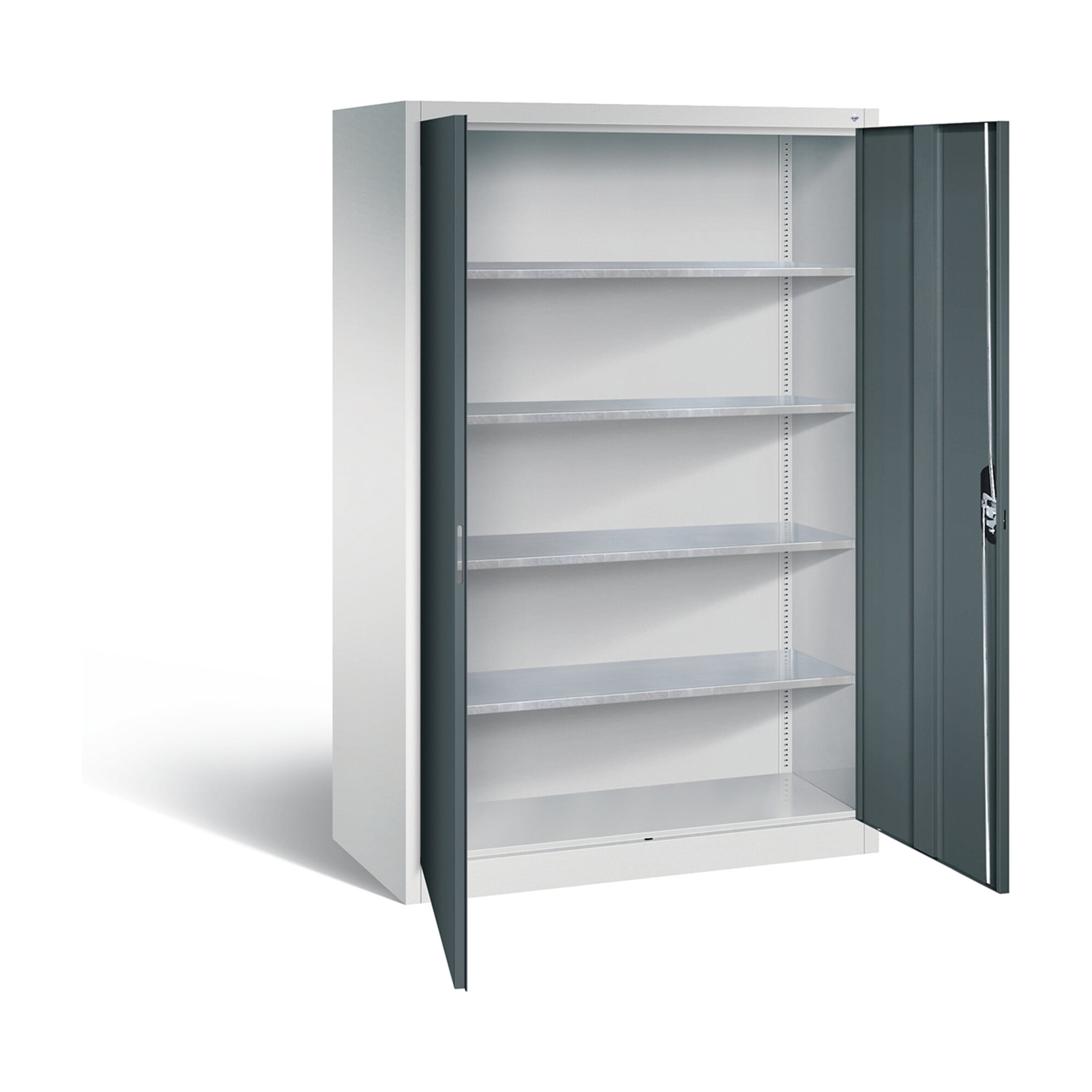 C+P Werkzeugschrank Acurado, H1950xB1200xT600mm, Front Anthrazitgrau, Korpus Lichtgrau (8932-00) ; C + P Möbelsysteme