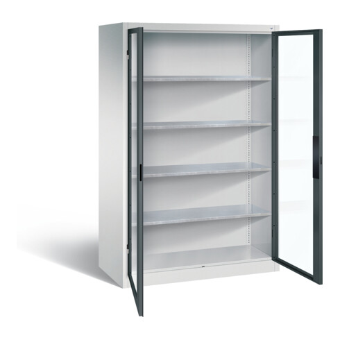 C+P Werkzeugschrank Acurado, H1950xB1200xT600mm, Front Anthrazitgrau, Korpus Lichtgrau (8932-055)