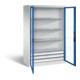 C+P Werkzeugschrank Acurado, H1950xB1200xT600mm, Front Enzianblau, Korpus Lichtgrau (8932-553)-1