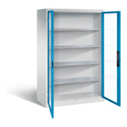 C+P Werkzeugschrank Acurado, H1950xB1200xT600mm, Front Lichtblau, Korpus Lichtgrau (8932-055)