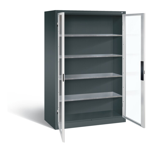 C+P Werkzeugschrank Acurado, H1950xB1200xT600mm, Front Lichtgrau, Korpus Anthrazitgrau (8932-055)