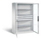 C+P Werkzeugschrank Acurado, H1950xB1200xT600mm, Front Lichtgrau, Korpus Lichtgrau (8932-5530)-1