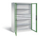C+P Werkzeugschrank Acurado, H1950xB1200xT600mm, Front Resedagrün, Korpus Lichtgrau (8932-5530)-1