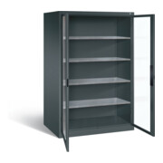 C+P Werkzeugschrank Acurado, H1950xB1200xT800mm, Front Anthrazitgrau, Korpus Anthrazitgrau (8934-055)