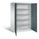 C+P Werkzeugschrank Acurado, H1950xB1200xT800mm, Front Anthrazitgrau, Korpus Lichtgrau (8934-00)-1