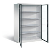 C+P Werkzeugschrank Acurado, H1950xB1200xT800mm, Front Anthrazitgrau, Korpus Lichtgrau (8934-055)