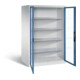 C+P Werkzeugschrank Acurado, H1950xB1200xT800mm, Front Fernblau, Korpus Lichtgrau (8934-055)-1