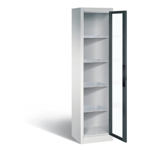 C+P Werkzeugschrank Acurado, H1950xB502xT400mm, Front Anthrazitgrau, Korpus Lichtgrau (8900-055)