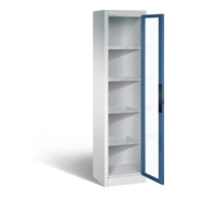 C+P Werkzeugschrank Acurado, H1950xB502xT400mm, Front Fernblau, Korpus Lichtgrau (8900-055)