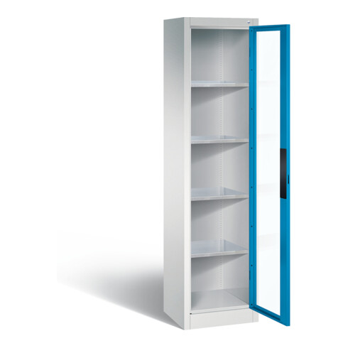 C+P Werkzeugschrank Acurado, H1950xB502xT400mm, Front Lichtblau, Korpus Lichtgrau (8900-055)
