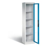 C+P Werkzeugschrank Acurado, H1950xB502xT400mm, Front Lichtblau, Korpus Lichtgrau (8900-055)