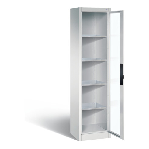 C+P Werkzeugschrank Acurado, H1950xB502xT400mm, Front Lichtgrau, Korpus Lichtgrau (8900-055)