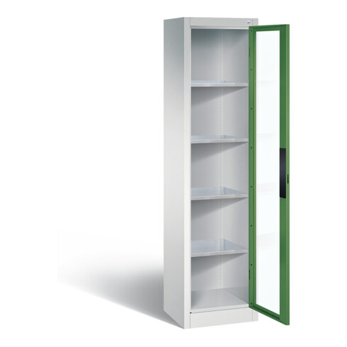 C+P Werkzeugschrank Acurado, H1950xB502xT400mm, Front Resedagrün, Korpus Lichtgrau (8900-055)