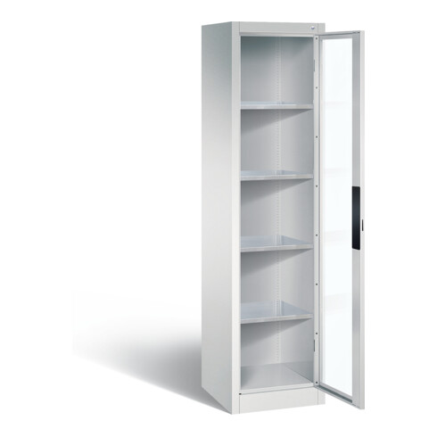 C+P Werkzeugschrank Acurado, H1950xB502xT500mm, Front Lichtgrau, Korpus Lichtgrau (8901-055)