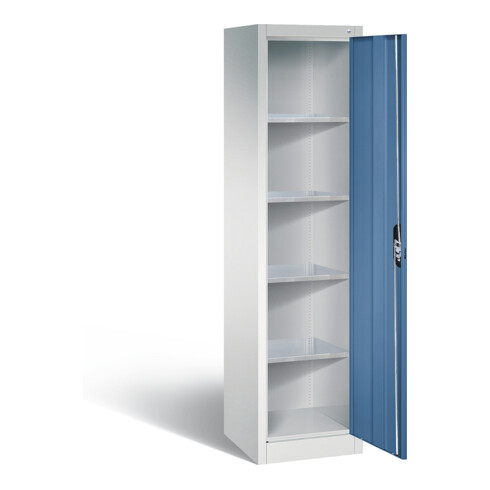 C+P Werkzeugschrank Acurado, H1950xB502xT500mm, Front Fernblau, Korpus Lichtgrau (8901-00)