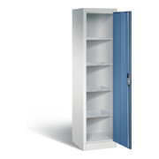 C+P Werkzeugschrank Acurado, H1950xB502xT500mm, Front Fernblau, Korpus Lichtgrau (8901-00)