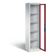 C+P Werkzeugschrank Acurado, H1950xB502xT500mm, Front Rubinrot, Korpus Lichtgrau (8901-055)