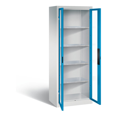 C+P Werkzeugschrank Acurado, H1950xB700xT500mm, Front Lichtblau, Korpus Lichtgrau (8911-055)