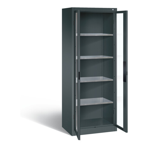 C+P Werkzeugschrank Acurado, H1950xB700xT500mm, Front Anthrazitgrau, Korpus Anthrazitgrau (8911-055)