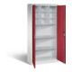 C+P Werkzeugschrank Acurado, H1950xB930xT400mm, Front Rubinrot, Korpus Lichtgrau (8920-314)-1