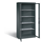 C+P Werkzeugschrank Acurado, H1950xB930xT400mm, Front Anthrazitgrau, Korpus Anthrazitgrau (8920-055)