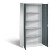 C+P Werkzeugschrank Acurado, H1950xB930xT400mm, Front Anthrazitgrau, Korpus Lichtgrau (8920-00)