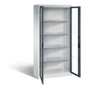 C+P Werkzeugschrank Acurado, H1950xB930xT400mm, Front Anthrazitgrau, Korpus Lichtgrau (8920-055)