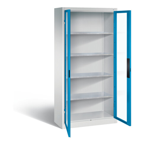 C+P Werkzeugschrank Acurado, H1950xB930xT400mm, Front Lichtblau, Korpus Lichtgrau (8920-055)