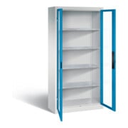 C+P Werkzeugschrank Acurado, H1950xB930xT400mm, Front Lichtblau, Korpus Lichtgrau (8920-055)