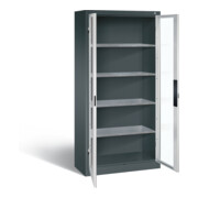 C+P Werkzeugschrank Acurado, H1950xB930xT400mm, Front Lichtgrau, Korpus Anthrazitgrau (8920-055)