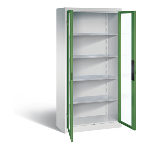 C+P Werkzeugschrank Acurado, H1950xB930xT400mm, Front Resedagrün, Korpus Lichtgrau (8920-055)