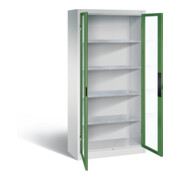 C+P Werkzeugschrank Acurado, H1950xB930xT400mm, Front Resedagrün, Korpus Lichtgrau (8920-055)