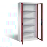 C+P Werkzeugschrank Acurado, H1950xB930xT400mm, Front Rubinrot, Korpus Lichtgrau (8920-055)