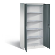 C+P Werkzeugschrank Acurado, H1950xB930xT500mm, Front Anthrazitgrau, Korpus Lichtgrau (8921-00)