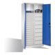 C+P Werkzeugschrank Acurado, H1950xB930xT500mm, Front Enzianblau, Korpus Lichtgrau (8921-303)-2