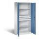 C+P Werkzeugschrank Acurado, H1950xB930xT500mm, Front Fernblau, Korpus Lichtgrau (8921-5030)-1