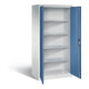 C+P Werkzeugschrank Acurado, H1950xB930xT600mm, Front Fernblau, Korpus Lichtgrau (8922-00)-1