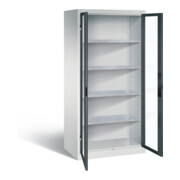 C+P Werkzeugschrank Acurado, H1950xB930xT600mm, Front Anthrazitgrau, Korpus Lichtgrau (8922-055)